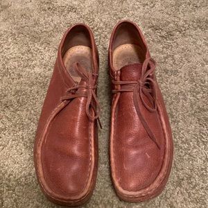 Used Men’s Leather Clarks Original 10 1/2 M Tie Shoes